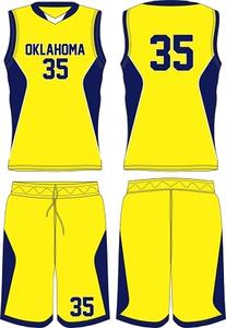 ชุดเครื่องแบบบาสเก็ตบอลโพลีเอสเตอร์ออกแบบใหม่ล่าสุดระบายอากาศได้ดีขนาดพลัสไซส์ - Product Image 3