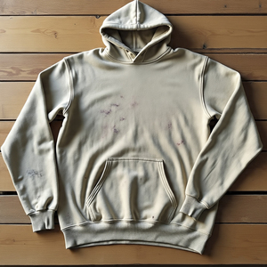 Sweat à capuche 320 GSM 100% coton molletonné unisexe avec logo personnalisé, respirant, pour hommes et femmes / Sweats à capuche imprimés personnalisés - Product Image 5
