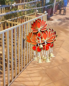 Guirnaldas de Cuentas de Loto al por Mayor para Decoración de Bodas, Fiestas Haldi, Mehndi, Sangeet, Accesorios para Fondos, Adornos Colgantes para Puertas y Decoración para el Hogar - Product Image 4