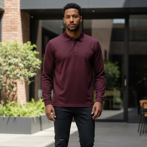 Chemise à manches longues en polyester à haute élasticité à motifs floraux pour homme, vêtements de musculation, vêtements de sport, vêtements d'entraînement - Product Image 6