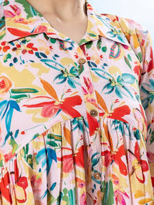 Vestido mini sexy y elegante de algodón con tiras para mujer, vestido ajustado para cumpleaños, cóctel, graduación, fiesta, vestido midi con estampado floral rosa para mujer - Product Image 2