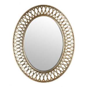 Espejo de Pared de Diseño Moderno con Acabado de Incrustaciones de Hueso, Decorativo para Sala de Estar, Vestíbulo o Baño - Product Image 2