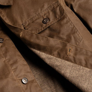 Veste en toile coupe-vent de qualité supérieure, veste en toile coupe-vent élégante et personnalisée, vente chaude, veste en toile d'hiver pour homme - Product Image 5