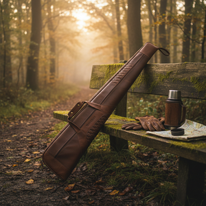Étui de transport en cuir durable pour fusil de chasse, étui de transport pour fusil de chasse de gros gibier, housse de fusil de chasse en cuir de qualité supérieure à vendre - Product Image 6