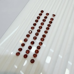 AJ Gems แกรนเนตสีแดงเข้มธรรมชาติ 100% ขนาด 8 มม. ทรงบริลเลียนท์คัท น้ำหนัก 2.3 กะรัต ผ่านการอบความร้อน สำหรับทำแหวนแฟชั่นและเครื่องประดับ - Product Image 5
