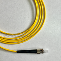 Cordon de brassage à fibre optique monomode DAMU ST ST Duplex 3,0 mm G652D/G657A PVC LSZH PC/UPC/APC Longueur personnalisée Câble de brassage FTTH