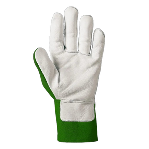 Gants de sécurité en cuir pleine fleur de vachette robustes pour soudage TIG, respirants, ignifuges et antistatiques pour la lutte contre les incendies - Product Image 6