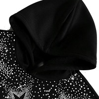 Sweat-shirt à capuche surdimensionné personnalisé pour homme 100 % coton, uni, style streetwear, effet délavé soleil, sérigraphie, broderie, strass, pour l'hiver