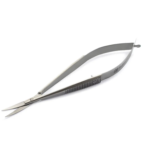 Ciseaux Noyes courbés en acier inoxydable réutilisables Castroviejo pour micro-chirurgie dentaire, à alimentation manuelle - Product Image 3