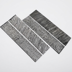 Vente en gros de barres de acier Damas forgées à la main, matériau brut pour la fabrication de couteaux DIY, fournisseur OEM en vrac - Product Image 1