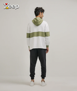 Sweat à capuche décontracté pour homme XEEP personnalisé avec imprimé frontal, coupe régulière, respirant, séchage rapide, avec poche, polyester/coton, idéal pour l'entraînement hivernal - Product Image 3
