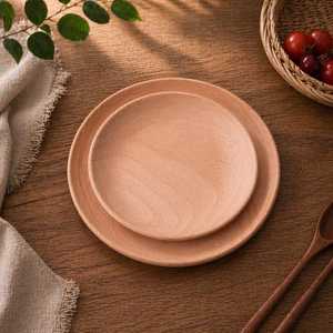Platos Modernos de Madera de Acacia, Rectangulares, para Quesos, para Bodas y Fiestas, Juego de Exhibición de Cocina de Plástico Pulido - Product Image 5