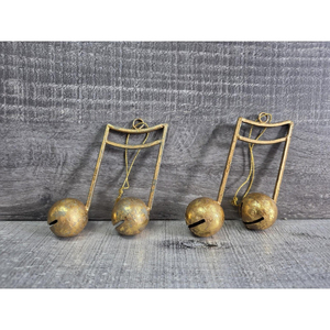 Campana Decorativa Metálica con Diseño Moderno y Fabuloso, Adorno Navideño con Notas Musicales, Campanas Metálicas, Accesorios de Decoración Festiva - Product Image 6