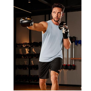 Chaleco Deportivo Transpirable Personalizado para Hombre, de Algodón y Elastano, Ajuste Musculoso, Sin Mangas, Secado Rápido, Bordado 3D, 180g, para Entrenamiento y Running - Product Image 3