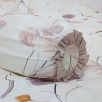 Haute qualité bio 100% soie Vintage confort ensemble de draps chaud hiver imprimé hôtel literie en gros