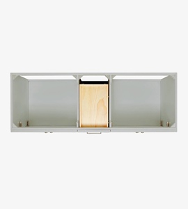 Meuble de salle de bain double vasque Felix 60 pouces sous marque privée, 4 options de finition, vente en gros, usine du Vietnam - Product Image 6