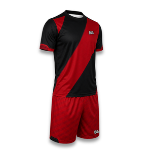 Professional Sports Polyester Sublimation Print <b>Moisture</b> Wicking Breathable Short Sleeve Custom Soccer Jersey OEM Supplier - Product Image 4