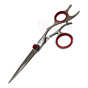 Ciseaux de coiffure professionnels pour salon de beauté, en acier inoxydable émeraude, ciseaux droits de coupe, ciseaux à effiler, outils de soin des racines - Product Image 1
