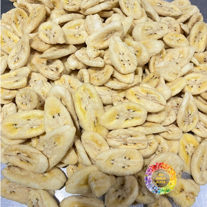 Chips de banane croustillantes, collation de fruits sucrés, bananes déshydratées en tranches, goût naturel, approvisionnement en vrac - Product Image 1