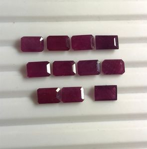 ทับทิมทรงแปดเหลี่ยมเจียระไนแบบธรรมชาติ ไม่ผ่านการอบความร้อน - Product Image 5