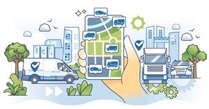 แอปพลิเคชันมือถือเพื่อการเพิ่มประสิทธิภาพเส้นทางขั้นสูง ระบบติดตาม GPS แบบเรียลไทม์ การจัดการกลุ่มยานพาหนะ การกำหนดเส้นทางแบบหลายจุด แดชบอร์ดผู้ดูแลระบบ - Product Image 3