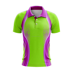 Camiseta de Cricket Personalizada con Cuello Alto, Impresión Digital, 100% Poliéster, Transpirable, Absorbe la Humedad, Tallas Grandes, Ropa de Equipo, Logotipo Personalizado - Product Image 6