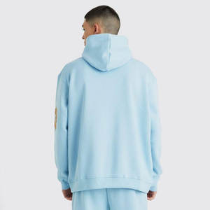 Ensemble de jogging empilé pour homme, effet délavé, manches longues, imprimé personnalisé, prix fabricant en gros abordable - Product Image 4