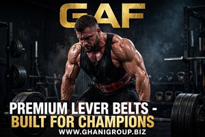 Ceinture de musculation GAF LEVER en cuir de vachette réglable, respirante, robuste, antidérapante, unisexe, grande taille, avec soutien lombaire - Product Image 6