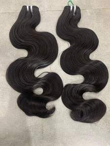 ผมต่อแบบมีผมหยักศกมีสีธรรมชาติผมคนจากเวียดนาม - Product Image 3