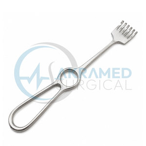 เครื่องมือผ่าตัดคุณภาพสูง Volkmann Retractor ขนาด 8.5 นิ้ว 6 แฉก ทำจากเหล็กกล้าไร้สนิมคมกริบ ได้รับการรับรองมาตรฐาน CE ใช้ซ้ำได้ - Product Image 1
