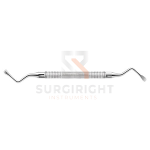 เครื่องมือผ่าตัดขูดกระดูกแบบหยัก Lucas Surgical Bone Curette ทำจากเหล็กกล้าไร้สนิม สำหรับการขูดและกำจัดเศษกระดูกอย่างแม่นยำ โดย SurgiRight - Product Image 3