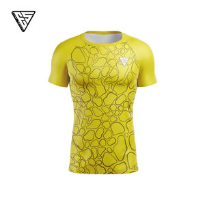 Rashguard de MMA y BJJ Totalmente Sublimado |   Camiseta de Entrenamiento de Artes Marciales Personalizada, Protección Anti-UV, Corta, de Spandex/Poliéster, Unisex - Product Image 3
