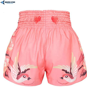 High Quality Boxing Shorts Men Elastic Waist Breathable Sports Training Shorts Custom Branding Available - Product Image 4