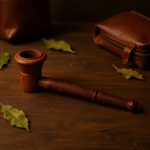 Pipa de Fumar de Madera Natural Hecha a Mano, Estilo Vintage, Duradera, Ecológica, Portátil, Suministro al por Mayor, de Larga Duración para Uso con Tabaco - Product Image 3