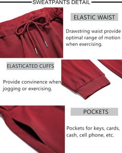 Luxury 480GSM Brushed Fleece Tracksuit Men Pullover Hoodie <b>Jogger</b> Set Embroidery Logo Solid <b>Charcoal</b> Warm Outfit - Product Image 3