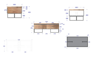 Modern Modular Coffee Table <b>Storage</b> Wooden Finish Center Table Living Room Furniture Stylish Durable Design Premium Portable - Product Image 2