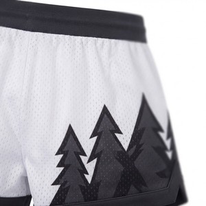 Pantalones Cortos de Lona Blancos para Hombre, Cintura con Cordón Negro, Pantalones Cortos Deportivos Casuales, Ecológicos, Transpirables, Ligeros, para Verano - Product Image 3