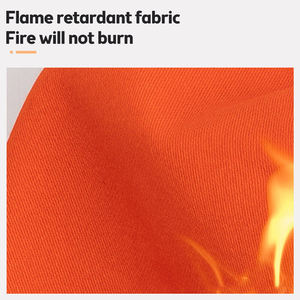 Casco de soldador de cuero de vaca ignífugo con protección para cuello, hombros y cabeza, tipo capucha, para trabajos de soldadura - Product Image 3