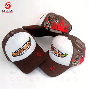Casquette de baseball vintage en toile brodée 3D motif flamme, style snapback, casquette de camionneur, chapeau de randonnée, casquette de sport d'extérieur personnalisable - Product Image 3