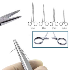 Manual Dental Needle Holder Instrument <b>Set</b> Stainless Steel Orthodontic Surgical Hemostatic Forceps Clamp WORLD PRECISION - Product Image 6