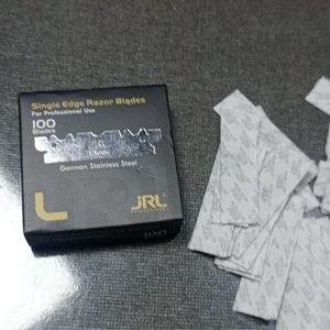 ใบมีดโกนหนวด JRL แบบคมเดียว สีดำ ทำจากสแตนเลสสตีลคุณภาพสูง สำหรับช่างตัดผม - Product Image 4