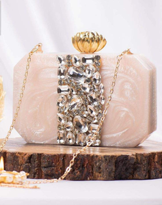 Resin Clutches Handmade Evening Clutch Bag Evening Bags From India Handmade With Resin for Sale BY MULTI CRAFFT - Product Image 4