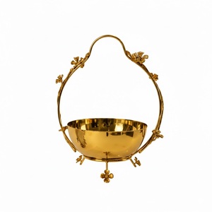 Tazón de servir de aluminio de diseño antiguo de calidad de lujo, tazón de servir de metal único y elegante para uso en el hogar, hoteles y restaurantes, al mejor precio. - Product Image 1