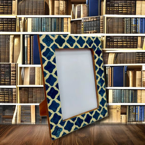 Handmade High-End <b>8x6</b> Inch Agate Design <b>Photo</b> <b>Frame</b> Bone Inlay Resin for Home Decor Gifting Elegant <b>8x6</b> Inch Resin Picture <b>Frame</b> - Product Image 4
