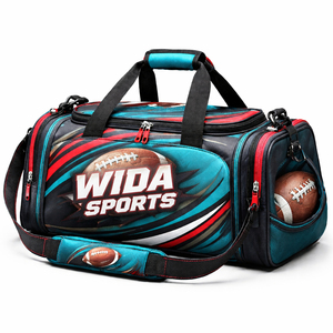 Bolsa Deportiva Impermeable Personalizada Wida Sports 600D, Bolsa de Gimnasio para Equipo de Fútbol Americano, Gran Capacidad - Product Image 1