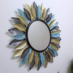 Vintage Style Decorative <b>Wall</b> <b>Mirror</b> with Metal Frame Classic Home <b>Wall</b> Art for Living Room Bedroom Interior Decor At Good Price - Product Image 3