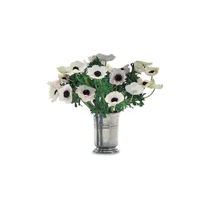 Vase à fleurs décoratif en acier inoxydable contemporain et écologique pour la décoration professionnelle - Product Image 2