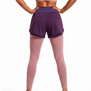 Performance lightweight <b>Legging</b> With Shorts breathable custom personalized Custom Fit Elastic Waist <b>Yoga</b> <b>Legging</b> For Women's - Product Image 2