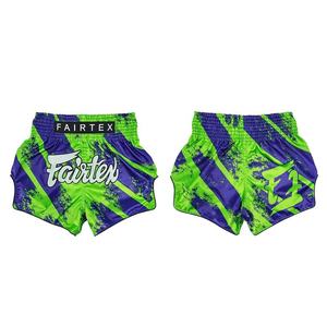Pantalones Cortos de Boxeo Muay Thai Fairtex de Alta Calidad al Por Mayor, Tela Oxford Informal, Multicolores, Transpirables y Elásticos AI-MTS-13 - Product Image 1