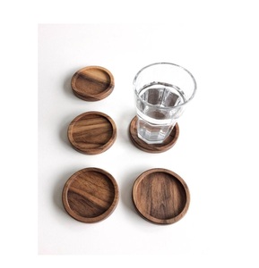 Handmade <b>Wood</b> Drink Mat <b>Set</b> For Coffee Cups <b>Tea</b> Mugs Glasses Dining Table Kitchen Countertop Cafe Restaurant Accessories - Product Image 5